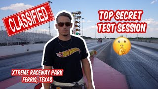 I Got to Make Make Some Test Laps in BlackbirdX | NHRA FactoryX | Xtreme Raceway Park - Ferris, TX
