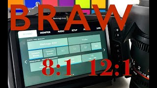 BlackmagicRaw (BRAW) Test, high compression rates with the BMPCC 4K