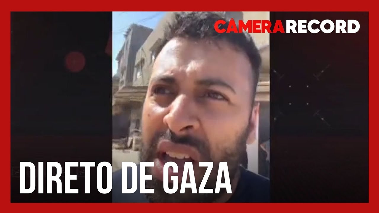 “As bombas caem por todos os lados”, diz palestino que está na Faixa de Gaza