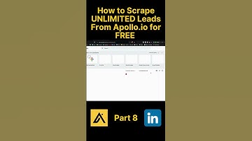 Part 8 - How to get unlimited free leads from Apollo.io #coding #datascraper #datacollection #excel