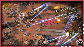 C&C Kanes Wrath Chemical Warfare 1.07 Closed Beta 3vs3 Nod,GDI vs Scrin Commentary (4K)