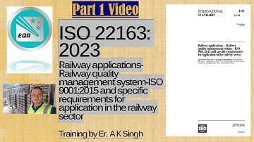 IRIS ISO 22163:2023 Training Series Part 1 – History, Terms, Context of Organization & leadership