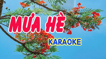 Mưa hè karaoke | Lớp 7 | Kết nối tri thức với cuộc sống | Hà Lực |