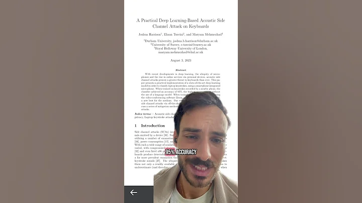 Acoustic spying became a lot easier with AI.