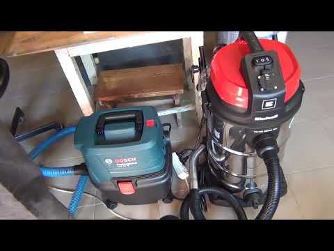 Хто переможе? Самий меньший пилосмок Bosch GAS 15 PS, чи самий потужний Einhell. Ціна однакова!