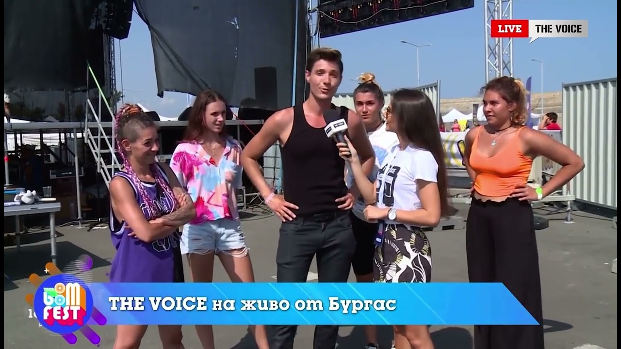 THE VOICE на живо от TEEN BOOM FEST 2022 Бургас: DENI (@TheBoxingAntelope ) след саундчека [14]