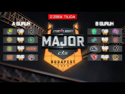 [UZ]  M80 vs B8 eSPORTS🔴 StarLadder Budapest Major 2025 -  Stage 1 - KUN 1