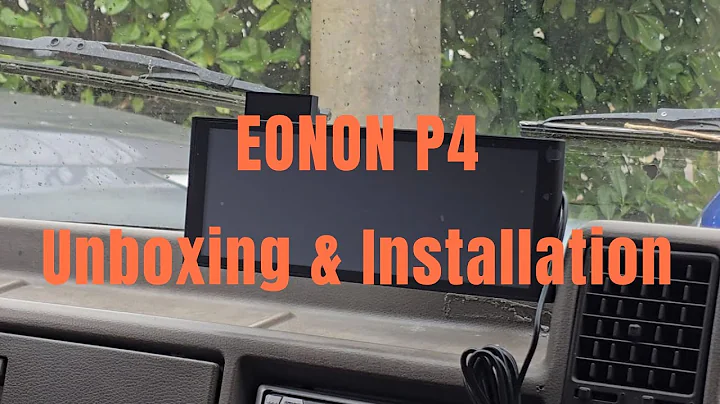 Eonon P4 Unboxing and Installation | Wireless Apple CarPlay with 4K DashCam