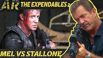 SYLVESTER STALLONE vs MEL GIBSON | THE EXPENDABLES 3 (2014)