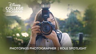 Strike a pose, say "cheese!" and discover how disney college program
participant grace captures magical memories as photopass photographer
at disney's anim...