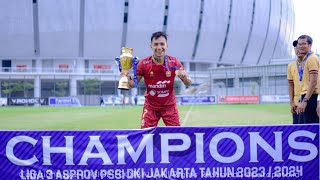 Nadhiif Rizqi, Juara Bersama ASIOP FC di Liga 3 DKI Jakarta 23/24