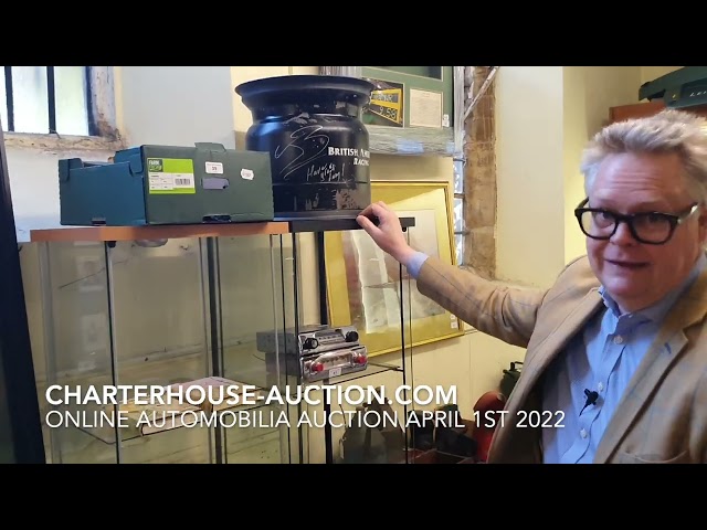 What is in the Automobilia Auction on April 1st 2022