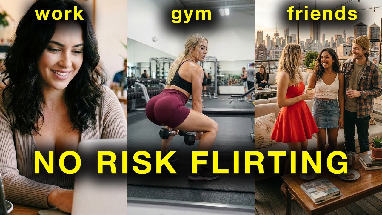 Как безопасно флиртовать на работе, в спортзале или в кругу друзей.