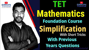 Simplification Maths Tricks for TET Exam 2021 _ TET Exam Study Materials _ SMDN Tutorial