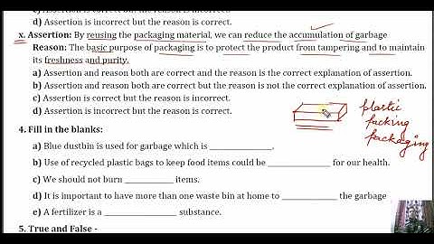 Garbage in Garbage out Part V NH solutions Class VI Science