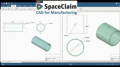 For Beginners 🛠️: Space Claim Ansys Tutorial 📐- Piston Pin & Piston pin pushing