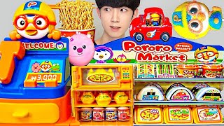 ASMR ICE CREAM PORORO JELLY 직접 만든 뽀로로 편의점 젤리 먹방 DESSERTS MUKBANG EATING SOUNDS