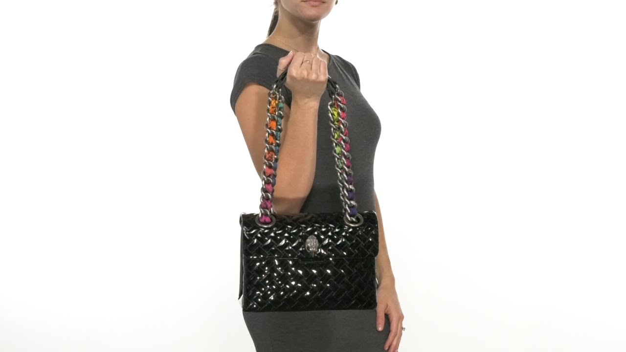 Kurt Geiger London Leather Kensington Bag Patent SKU: 9686549