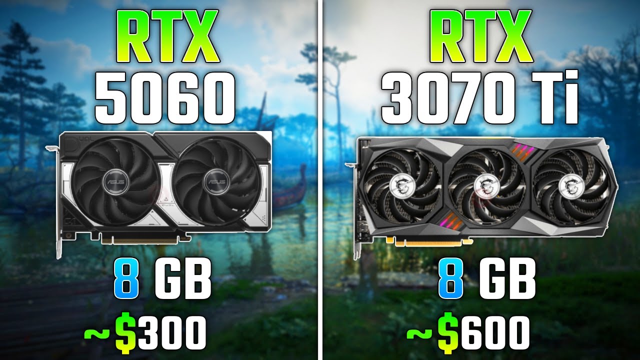 RTX 5060 vs RTX 3070 Ti comparison of features and specs
