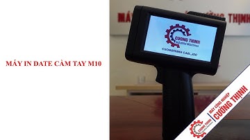 Máy in date cầm tay M10 - Phù hợp với đa dạng sản phẩm, dễ in trên chai tròn