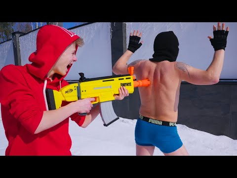 Видео: NERF vs DRON dangerous... ДРОН - ОТОМСТИЛ за меня!!!