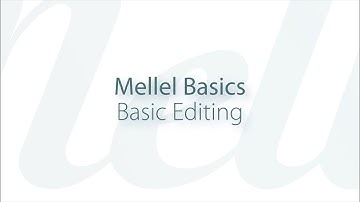 Mellel Basics: Basic Editing