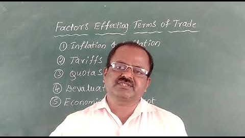 RR B.com 4th Sem 7/7/21 Factors Effecting Terms of Trade.