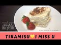 How to make easy tiramisu recipe  super simple  dessert paling senang