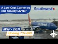 TRIP REPORT | Southwest Airlines WN259 | Minneapolis - Denver | B737-800 | N8541W | Economy