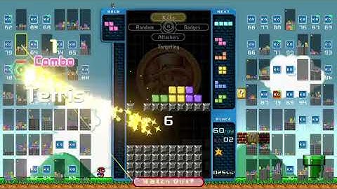 my tetris clear sends 7 lines again at the beginning of tetris 99 today!!!!
