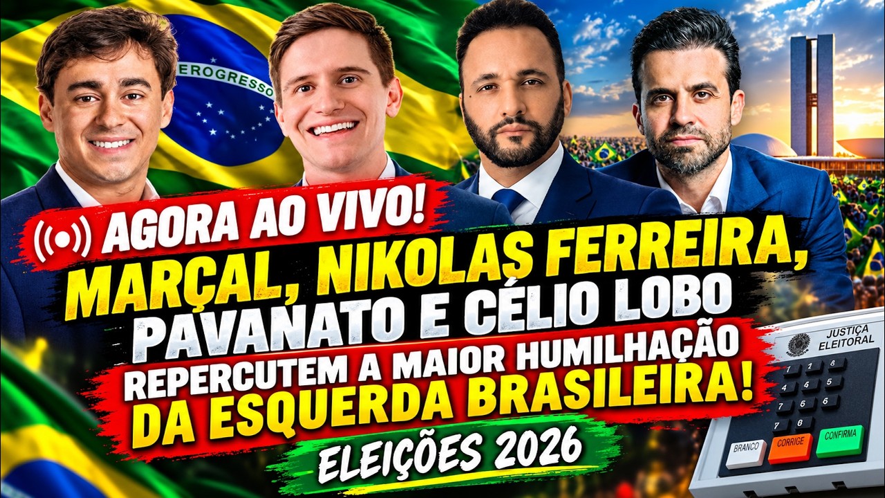 PABLO MARÇAL AO VIVO COM A MAIOR APURAÇÃO E CONTAGEM DOS VOTOS. ELEIÇÕES 2026!