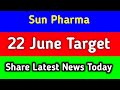 sun pharma share latest news || sun pharma share latest news today
