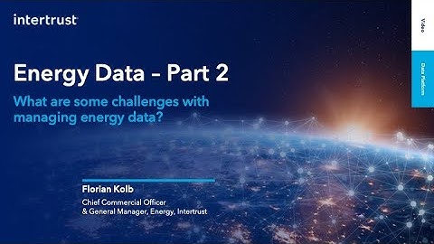 What are some challenges with managing energy data?