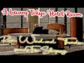 A Luxury Tokyo Hotel Room | Rain, Wind and Thunder sounds For Sleeping