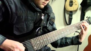 Meshuggah - Bleed (guitar cover)