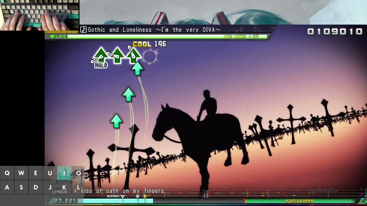 Project DIVA MegaMix+ #2i | Gothic and Loneliness - Kagamine Rin | HARD/Perfect