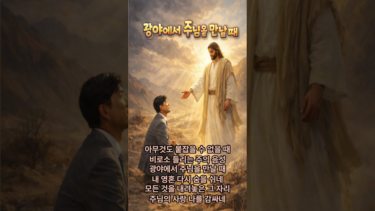🎵광야에서 주님을 만날 때
