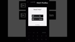 Math Riddles Level 68