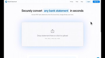 How To Convert PDF Bank Statements to CSV & Excel in Seconds, in Bulk