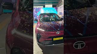 TODAY TATA CURVV.EV ACCOMPLISHED X55 NITROCRIMSON RED DELIVERY AT TATA TEJASWI AUTOMOBILES MADHAPUR