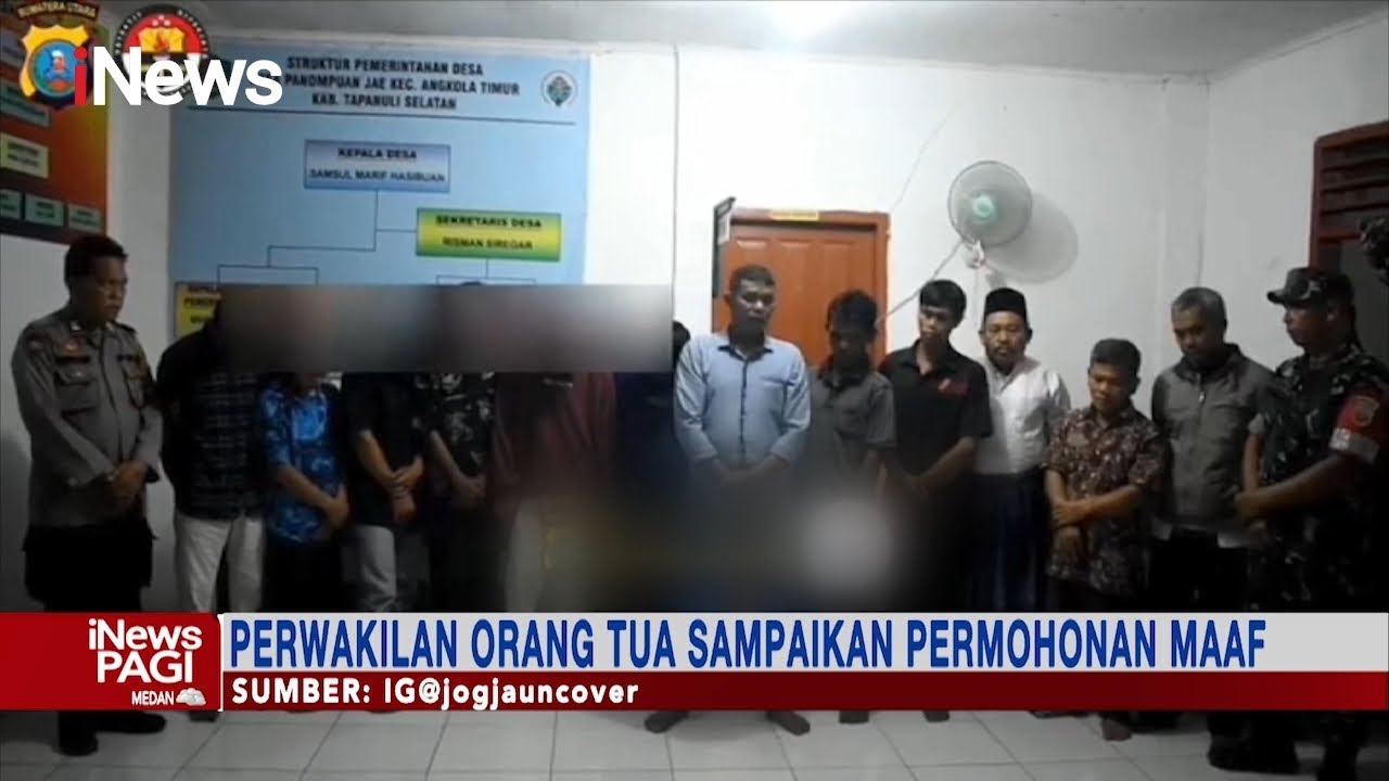 Perwakilan Orang Tua Pelajar Penendang Nenek di Tapanuli Selatan Meminta Maaf #iNewsPagi 25/11