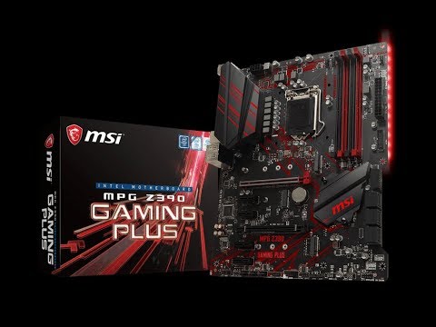 MSI MPG Z390 Gaming Plus Motherboard Unboxing and Overview