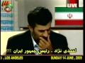 احمدی نژاد دست در بینی