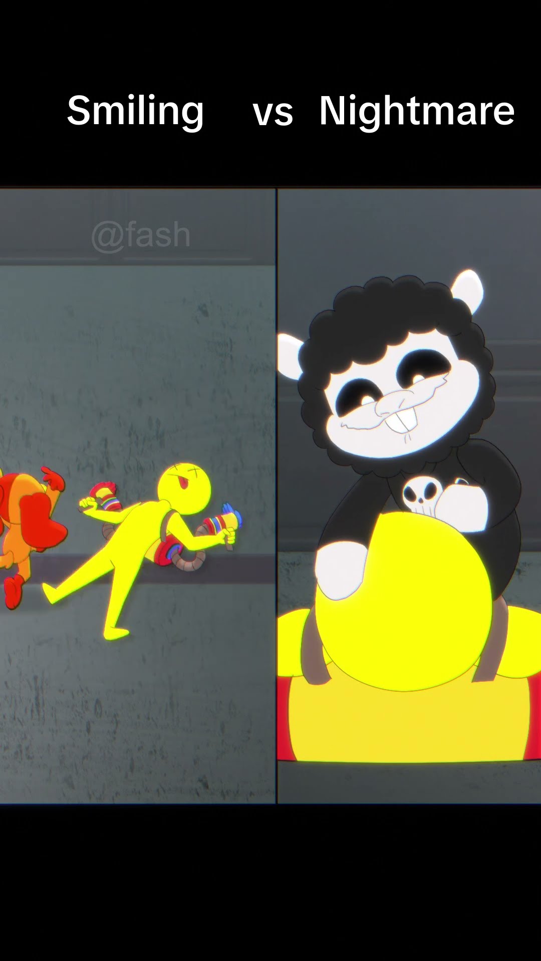 When you Collapse Nightmare vs smiling Critters (Poppy Playtime)