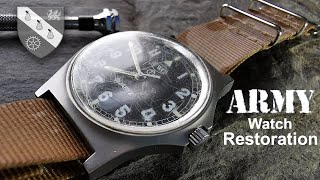 Restoration of a Military Watch  British Army G10  Fail!