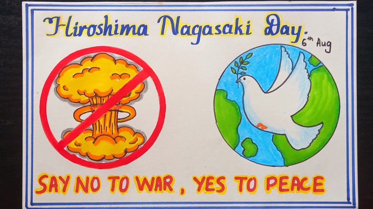 Hiroshima nagasaki day posters