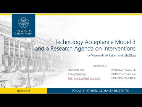 SIKKM | MAKSI UGM | Technology Acceptance Model 3 and a Research Agenda on Interventions technology acceptance model SIKKM | MAKSI UGM | Technology Acceptance Model 3 and a Research Agenda on Interventions technology acceptance model