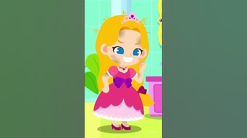 👑 Princess vs. Germs 🦠| Wash Your Hands! #JunyTony #shorts