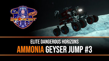Elite Dangerous - Ammonia Geyser SRV Jump #3 (Perfect Landing)