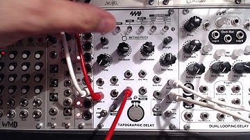 Tapographic Delay (TAPO) from 4ms Company and Matthias Puech -- Clocked Tapography